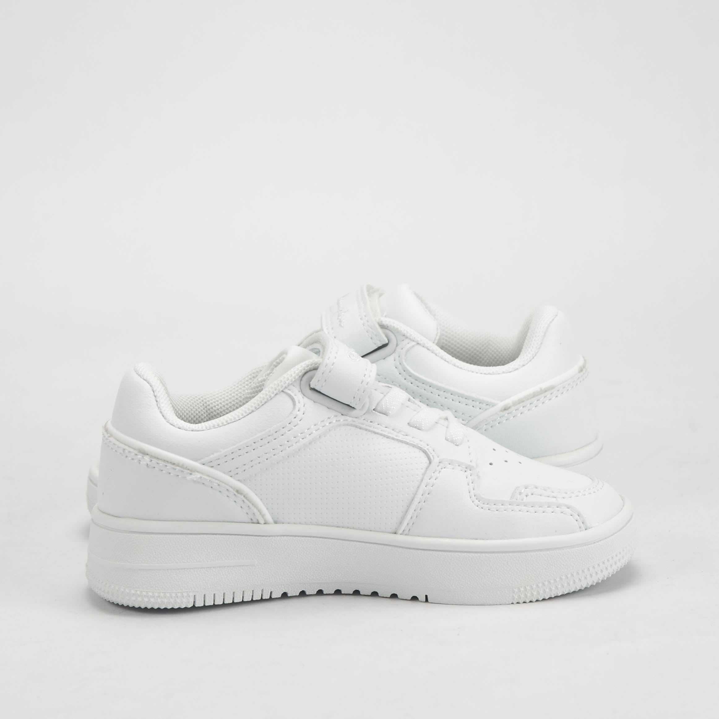 Champion Baskets Basses Blanches à Velcro Enfant