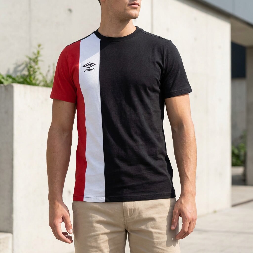 Umbro T-shirt Sportif Tricolore Homme