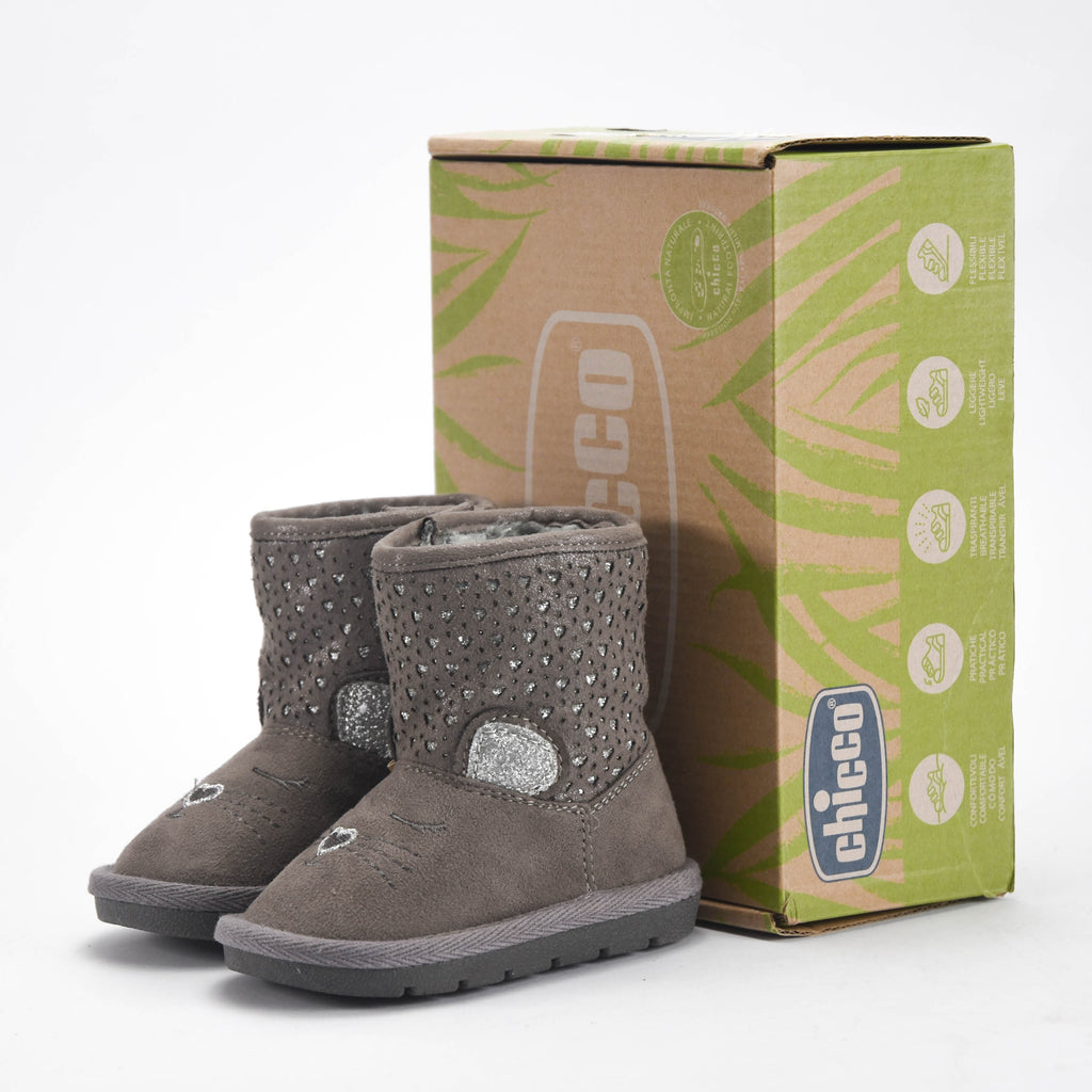Chicco Bottines Fourrées à Paillettes Fille