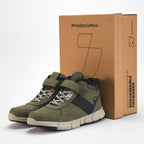 Safety Jogger Sneakers Montantes Fourrées Vert Enfant
