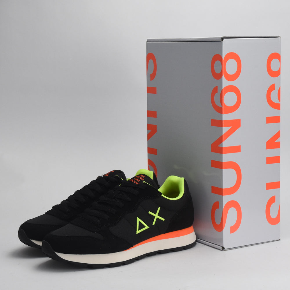 BASKET SUN68 TOM FLUO 11 NERO ﻿ 1