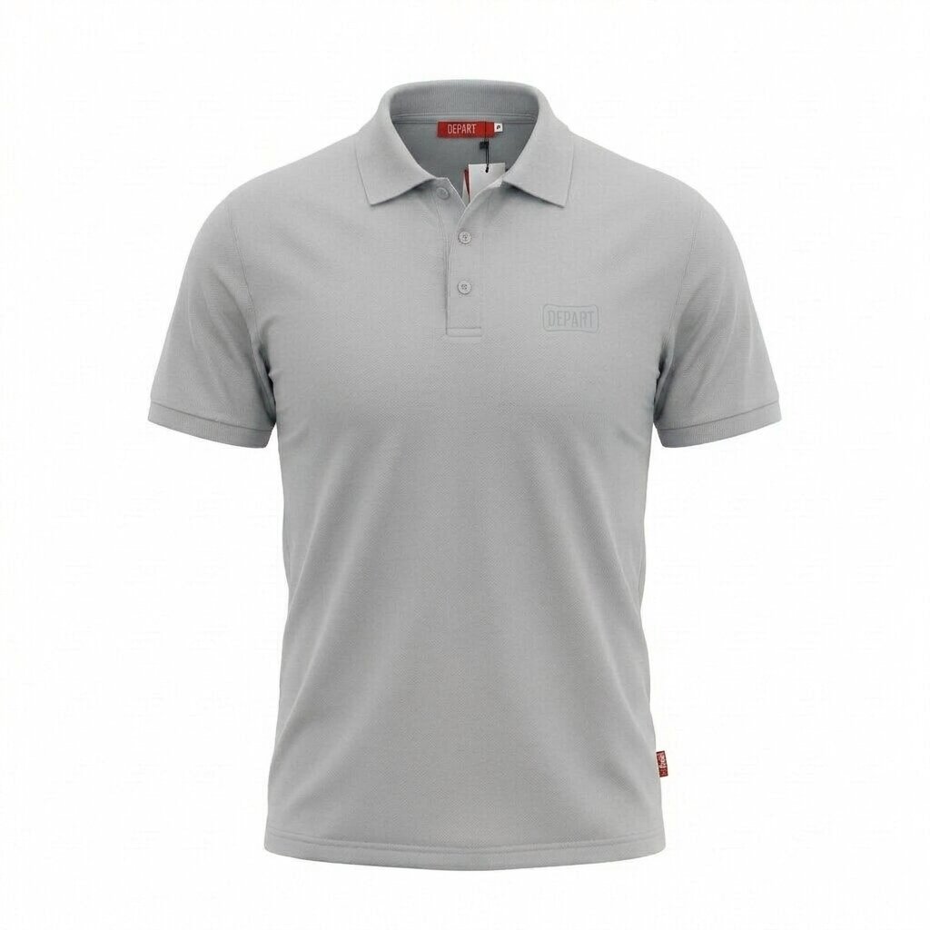 Kimland Polo Homme Gris Classique Élégant