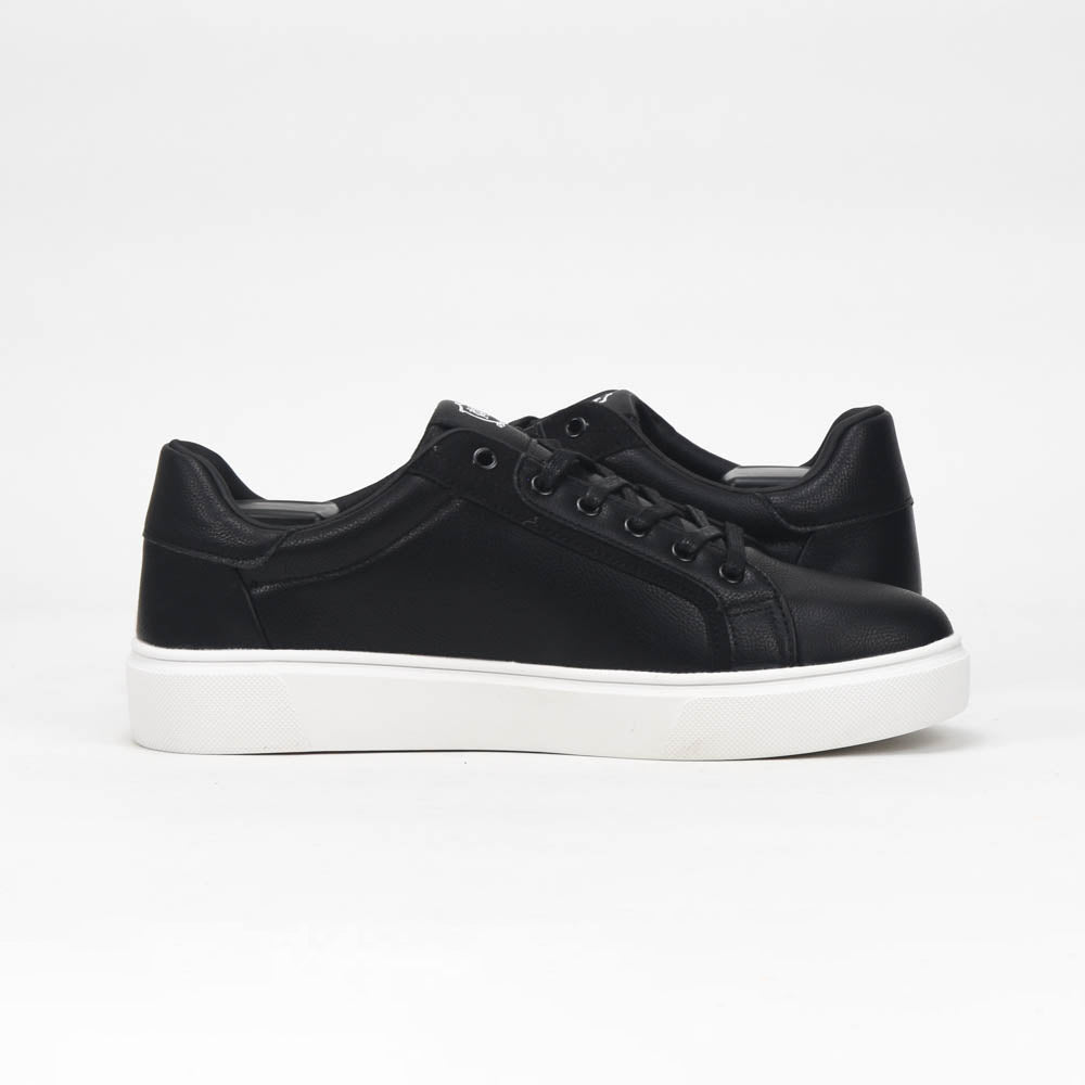 Massimo Baskets Basses Élégantes Noir Homme