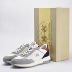 La Martina Sneakers Cuir et Daim Multicolore Homme