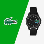 Montre Lacoste Silicone Noir Élégante Homme
