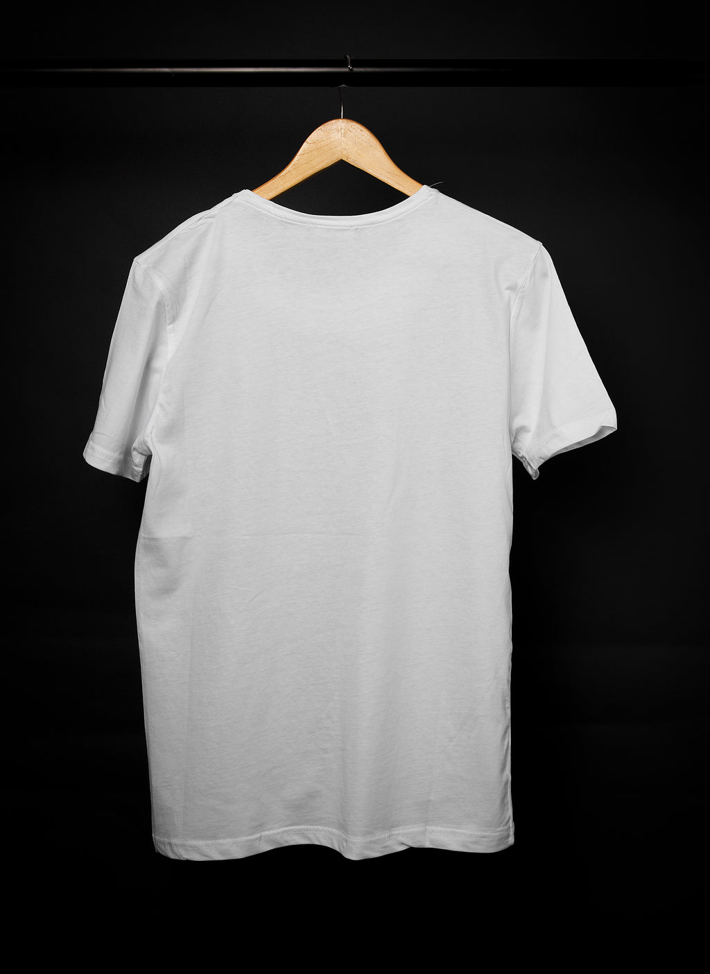 T-shirt BLANC MOTIF TIGRES BLEUS