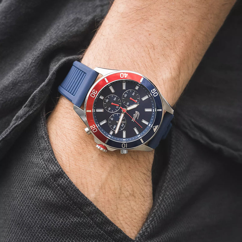 Montre Lacoste Chronographe Sportive Bracelet Silicone Homme