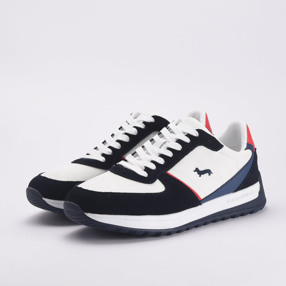 Harmont & Blaine Baskets Casual en Mesh et Daim Homme