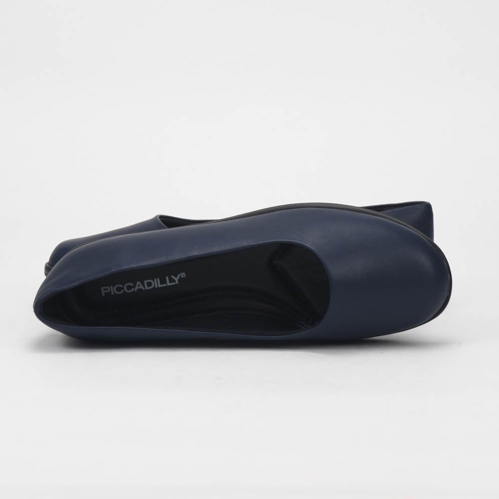 Piccadilly Ballerines Confortables Bleu Marine Femme