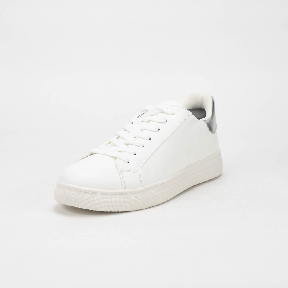 André Baskets Basses Minimalistes Blanc Femme