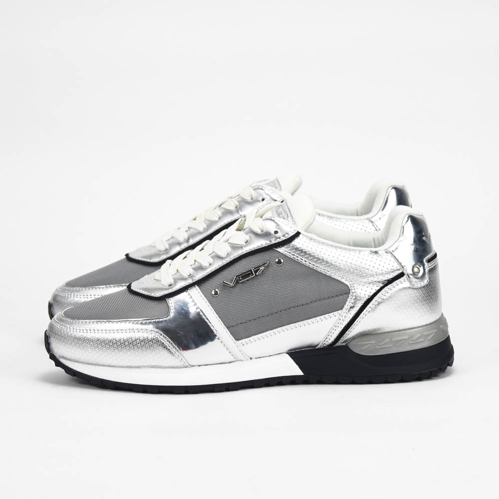 VO7 Baskets Sneakers Design Métallisé Homme