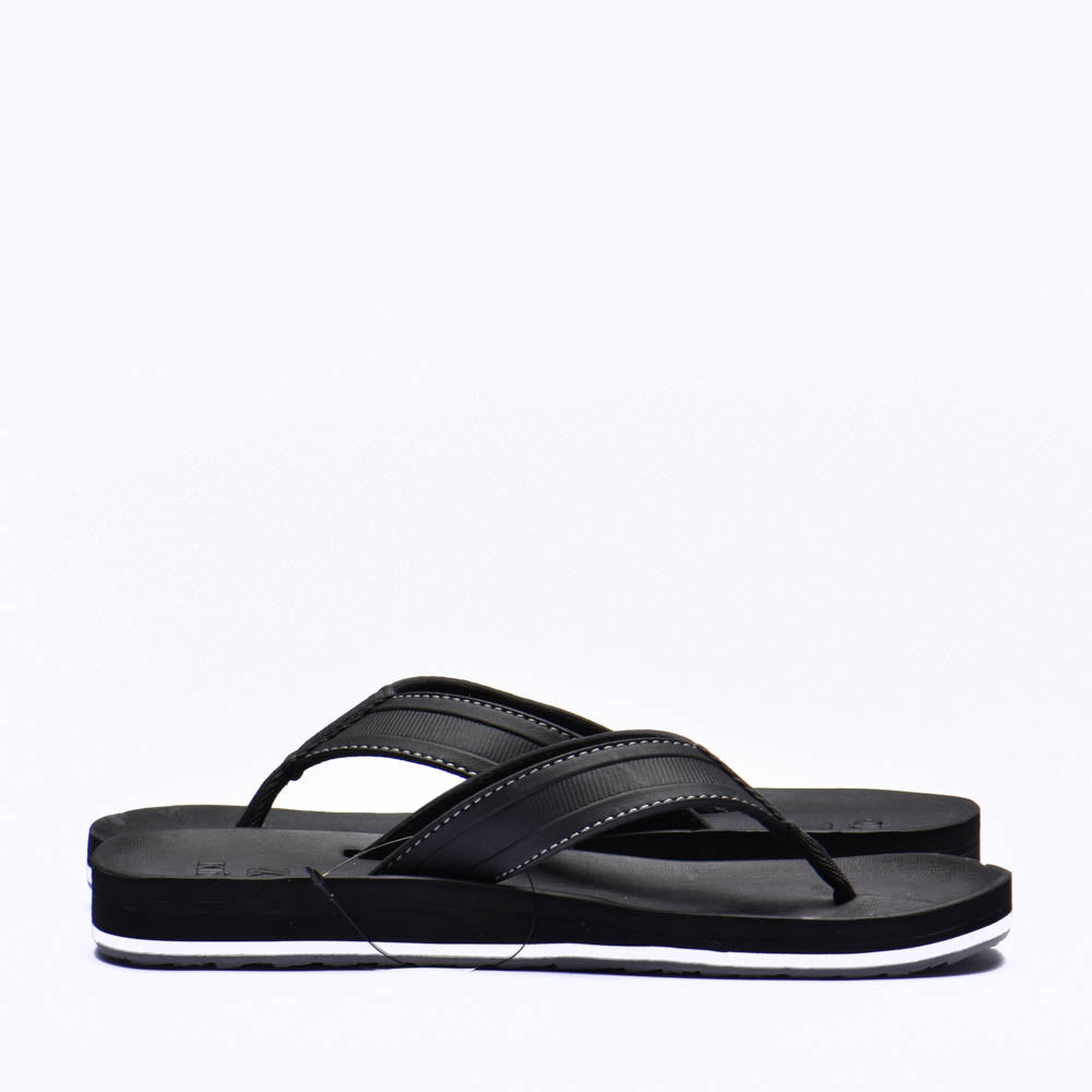 Kito Claquettes Tongs Confortables Noir Homme