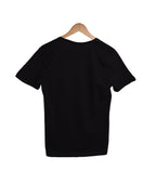 T-shirt NOIR ET JAUNE MOTIF CERF