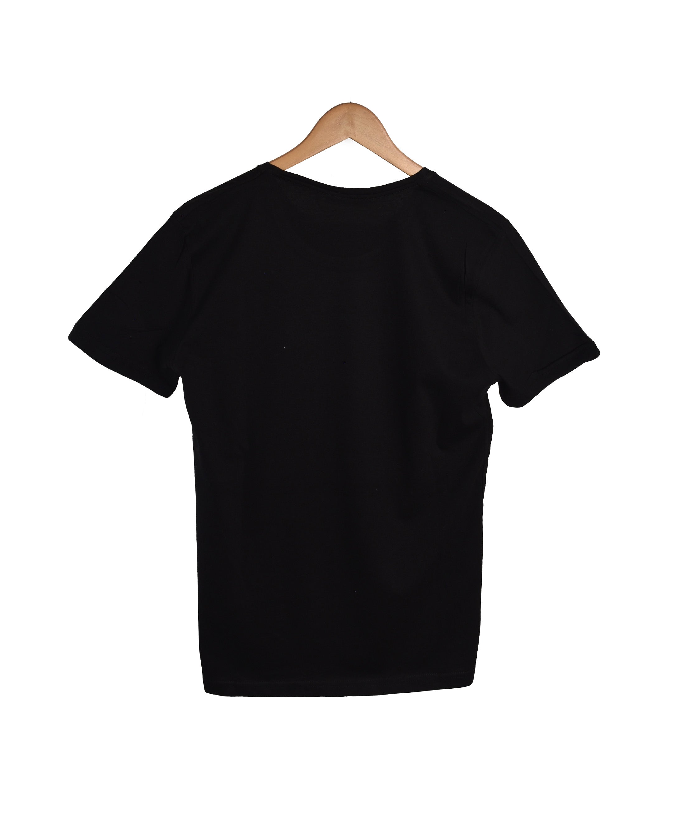 T-shirt NOIR ET JAUNE MOTIF CERF