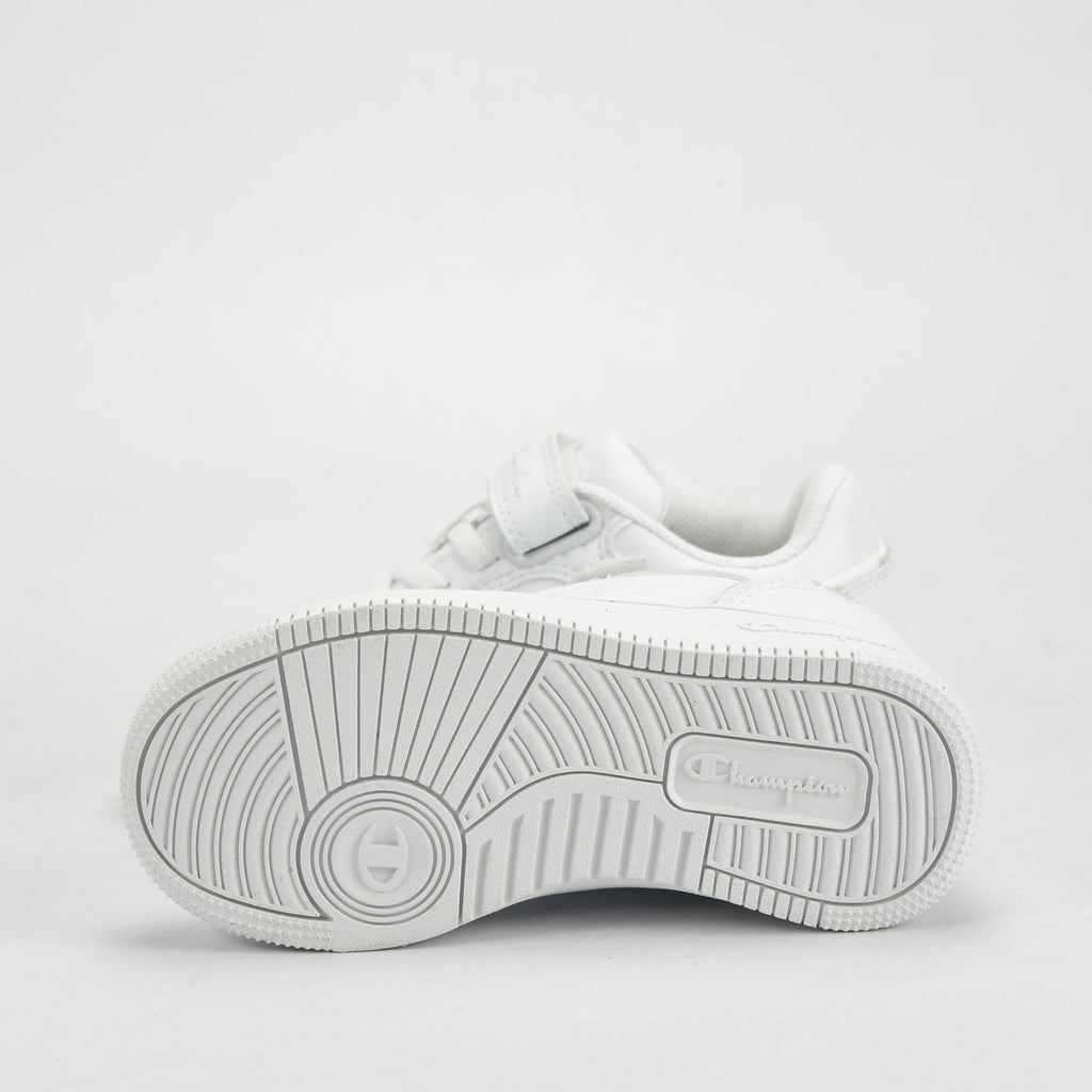 Champion Baskets Basses Blanches à Velcro Enfant