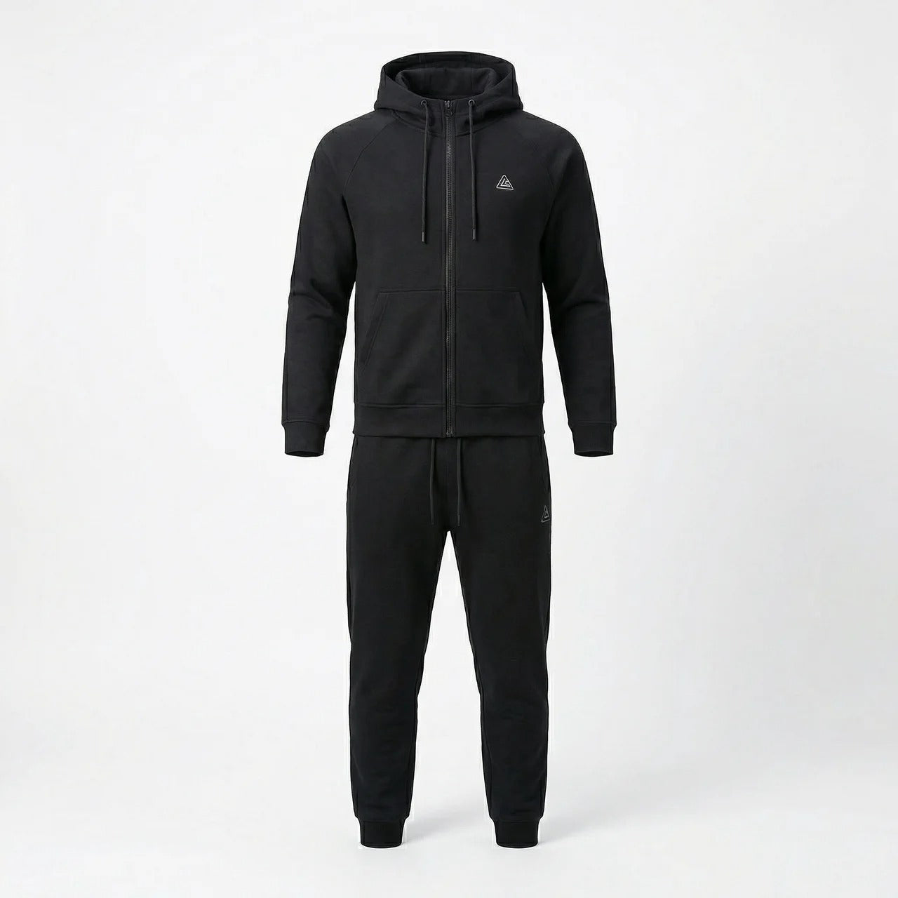Peak Survêtement Noir à Capuche Confortable Homme
