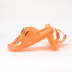 Kimland Sandales Translucides Orange Été Femme