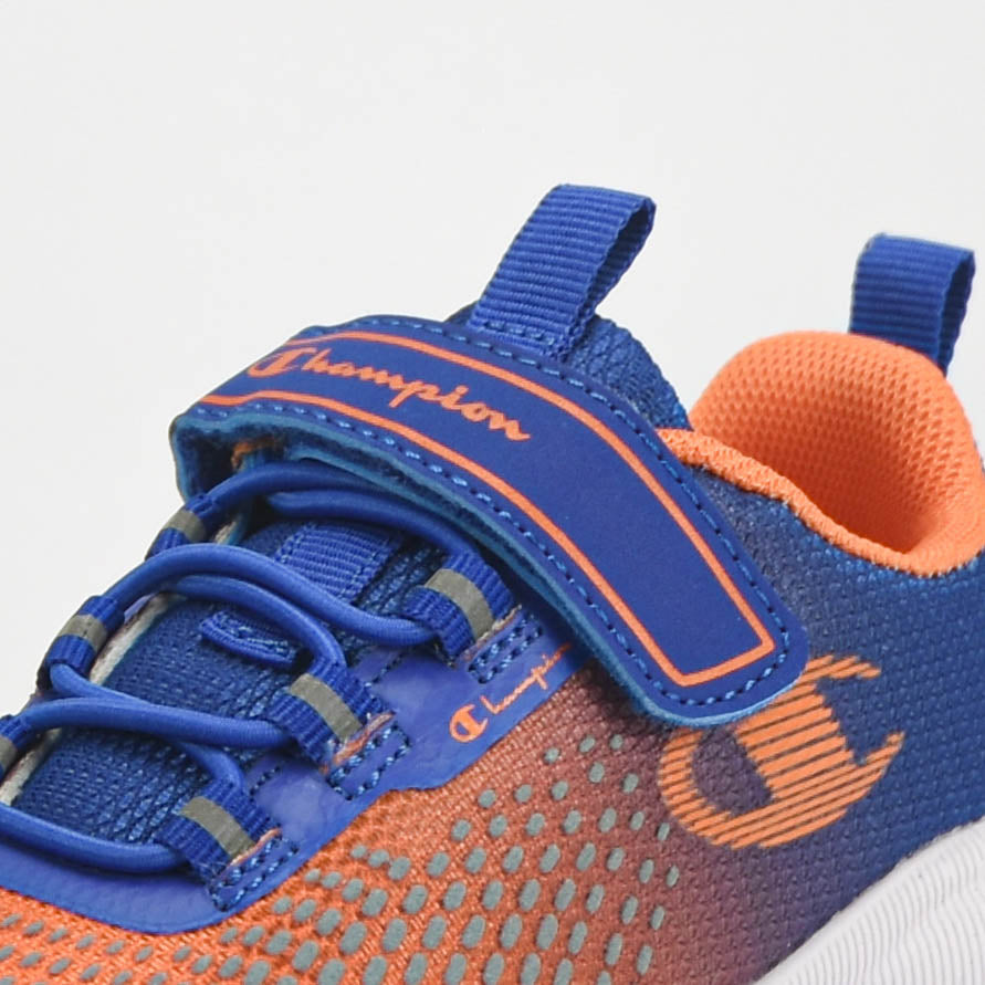 Champion Baskets Mesh Respirantes Enfant Bleu et Orange