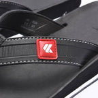 Kito Claquettes Tongs Confortables Noir Homme