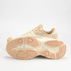Peak Baskets Chunky Style Beige Confortables Unisexe
