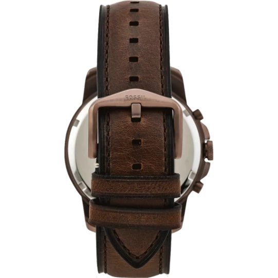 Fossil Montre Chronographe Bracelet Cuir Homme