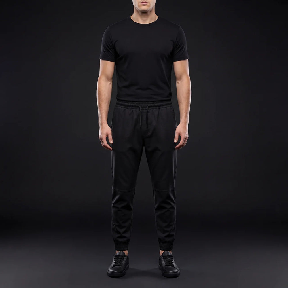 DEPART Pantalon Jogger Noir Confortable Homme