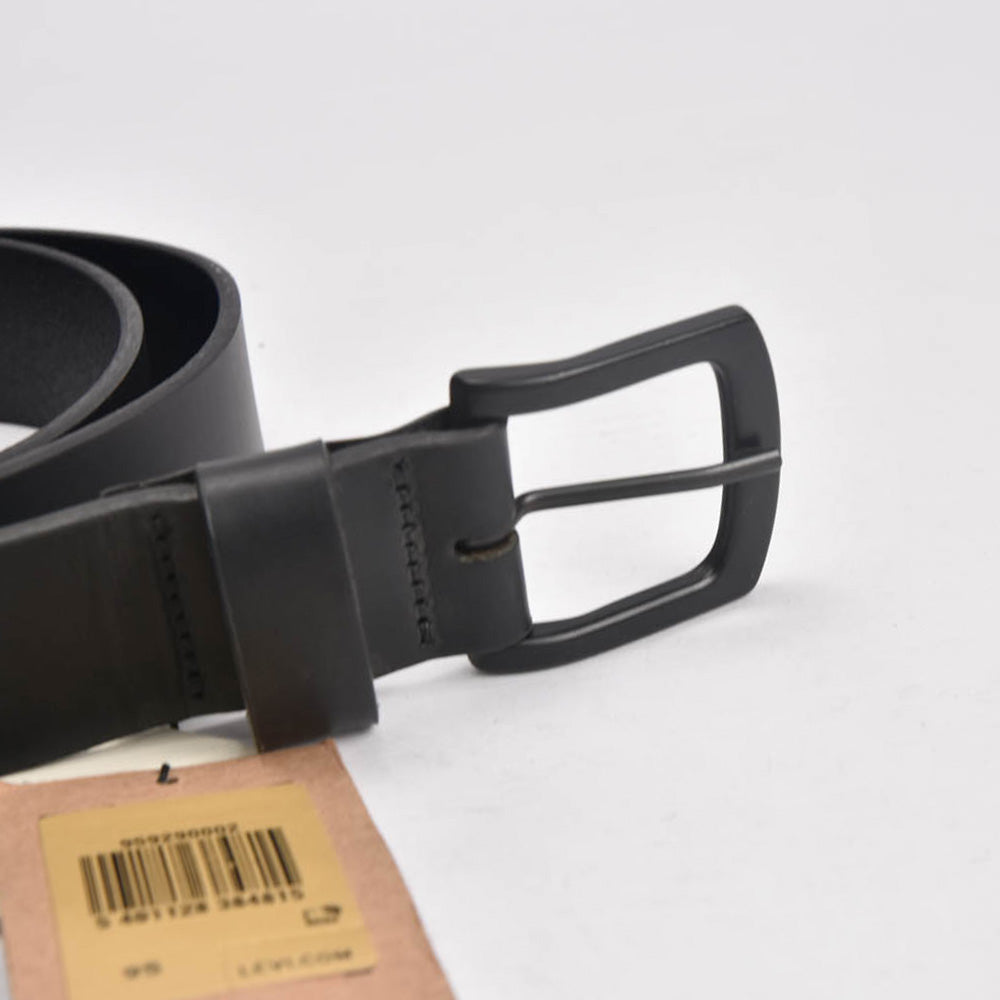 Dockers Ceinture Noire Élégante en Cuir pour Homme