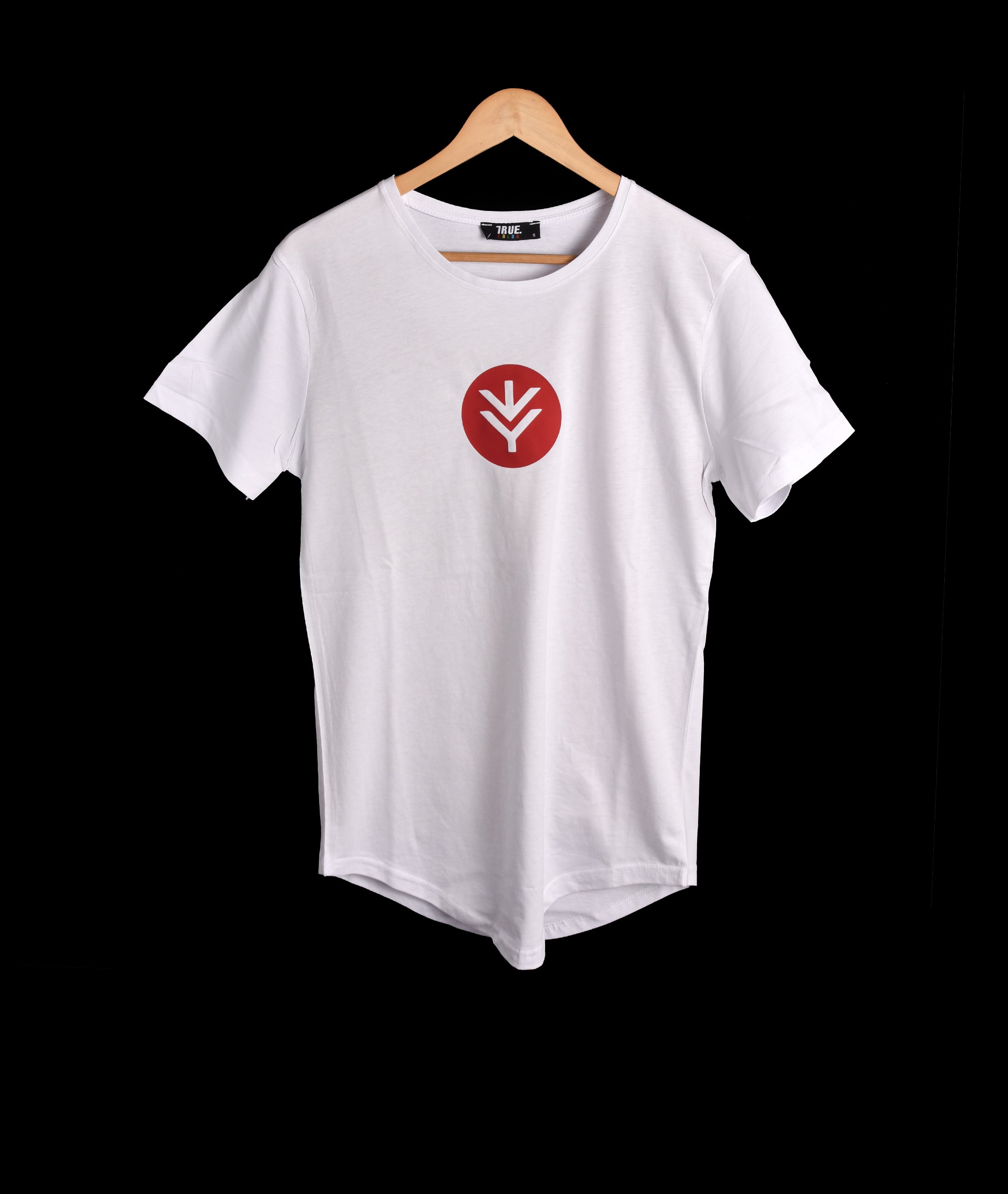 T-shirt BLANC 2 LOGO ROUGE Y
