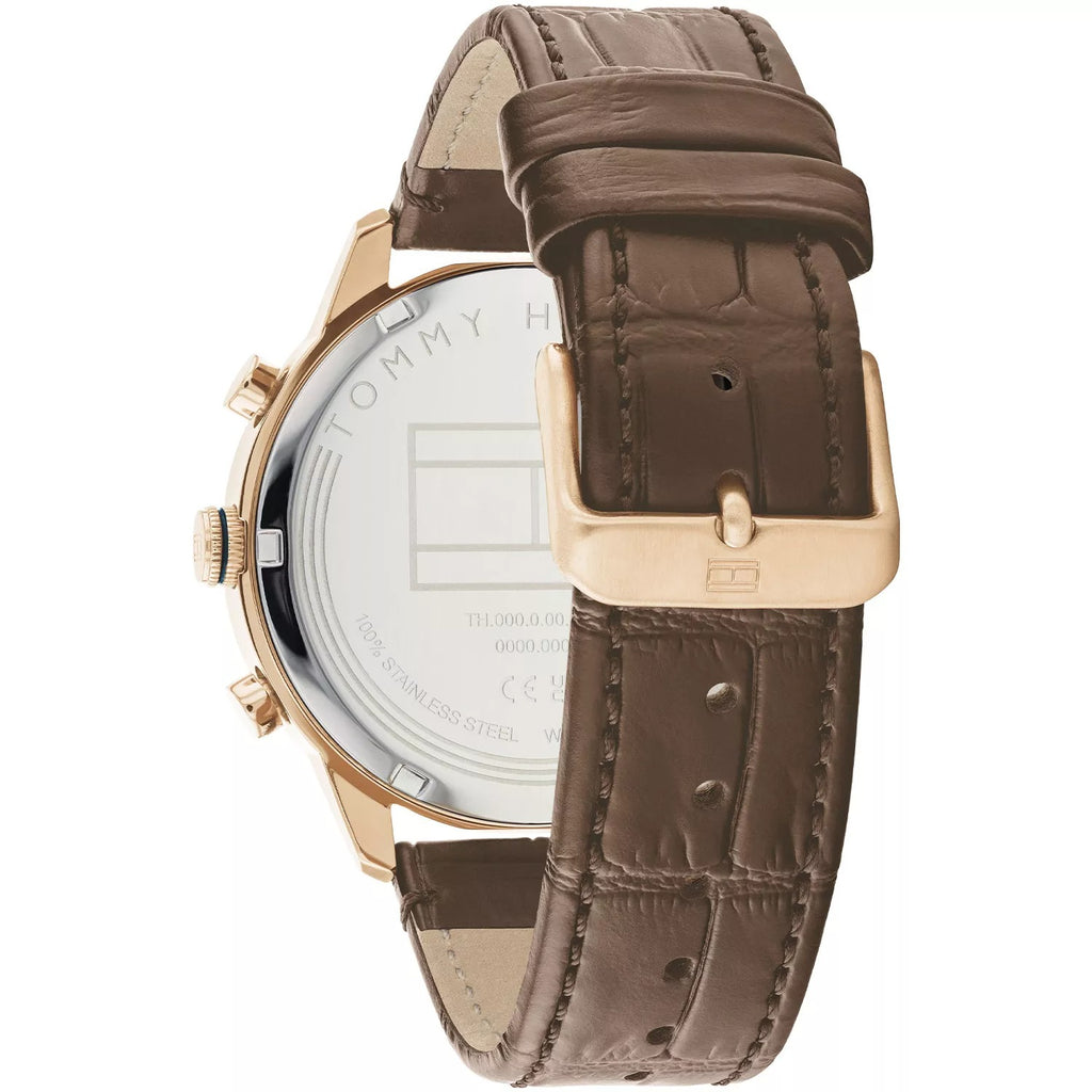 Tommy Hilfiger Montre Chronographe Cadran Bleu Homme