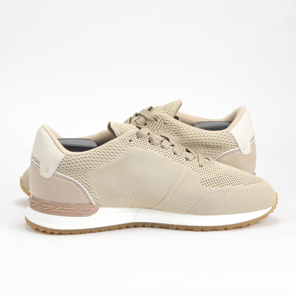 VO7 Baskets Milan Knit Beige Confortables Homme