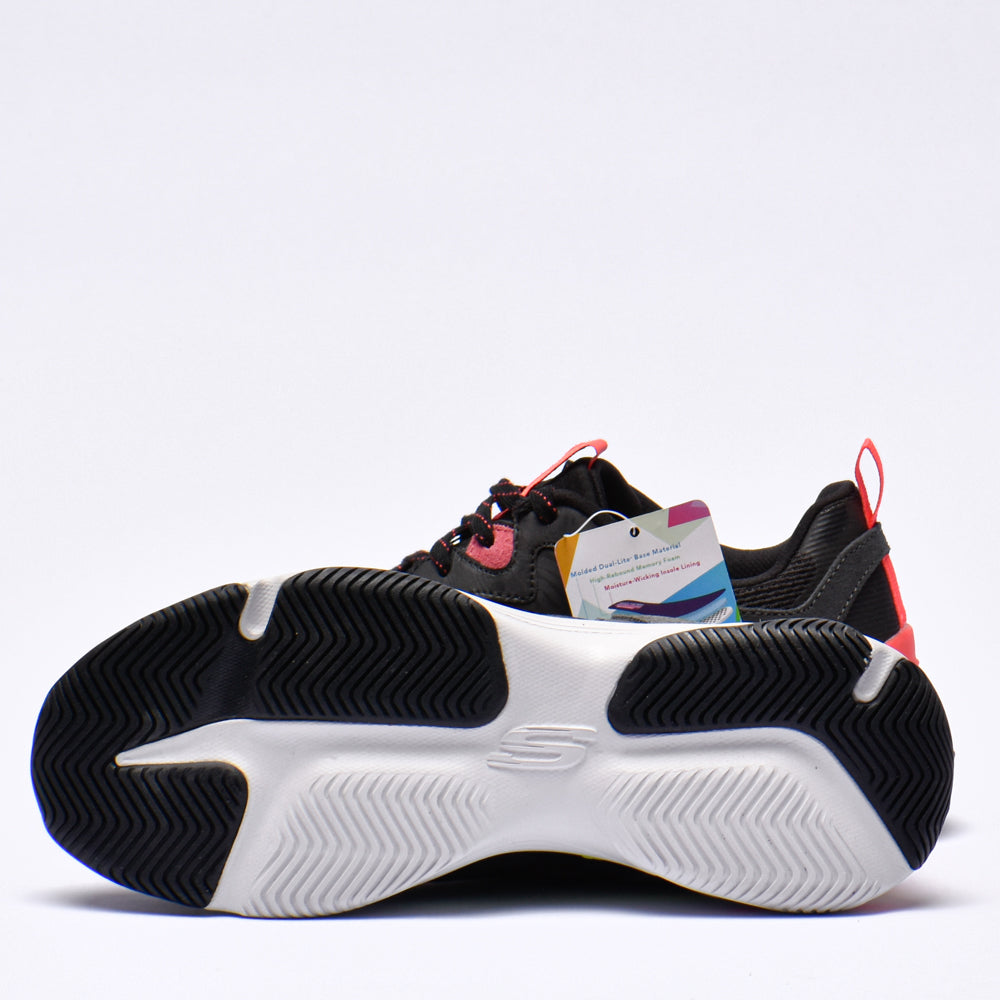 SKECHERS ENERGY RACER-EMBRACE HER BLACK/CORAL﻿ 4