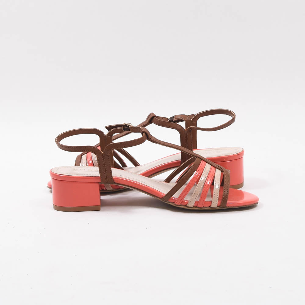André Sandales à Talons Brides Multicolores Femme