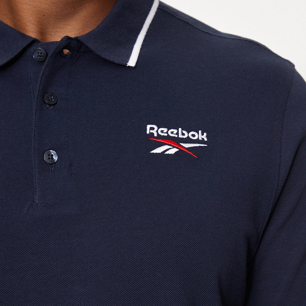 Reebok Polo Classique Logo Brodé Homme