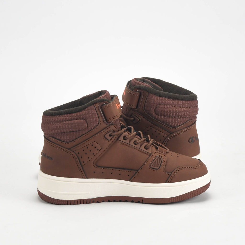 Champion Baskets Montantes Confortables Marron Enfant