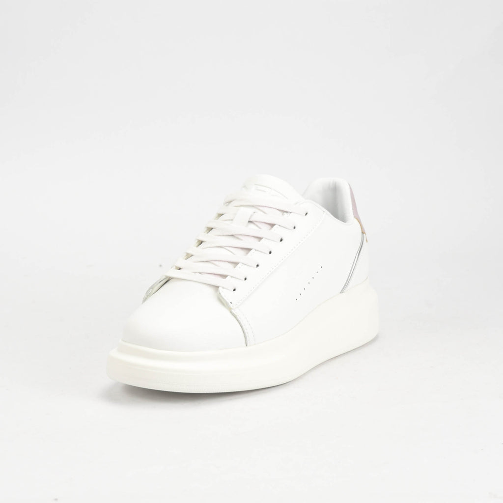 VO7 Baskets Basses Minimalistes Blanc Femme