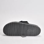Kito Sandales Confortables à Scratch Noir Homme