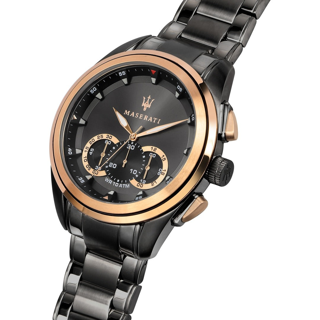 Maserati Traguardo Montre Chronographe Élégante Homme