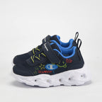 Champion Baskets Lumineuses à Scratch Enfant Bleu Marine