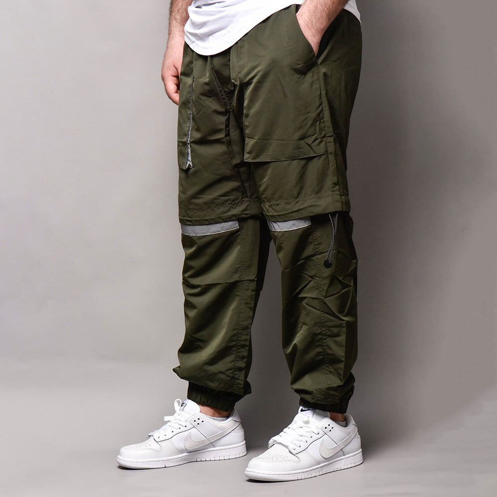 SEM/R Pantalon Cargo Réfléchissant Style Techwear Homme