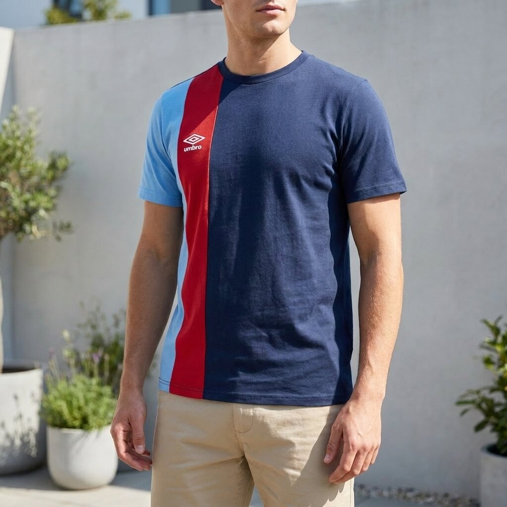Umbro T-shirt Sportif Tricolore Homme