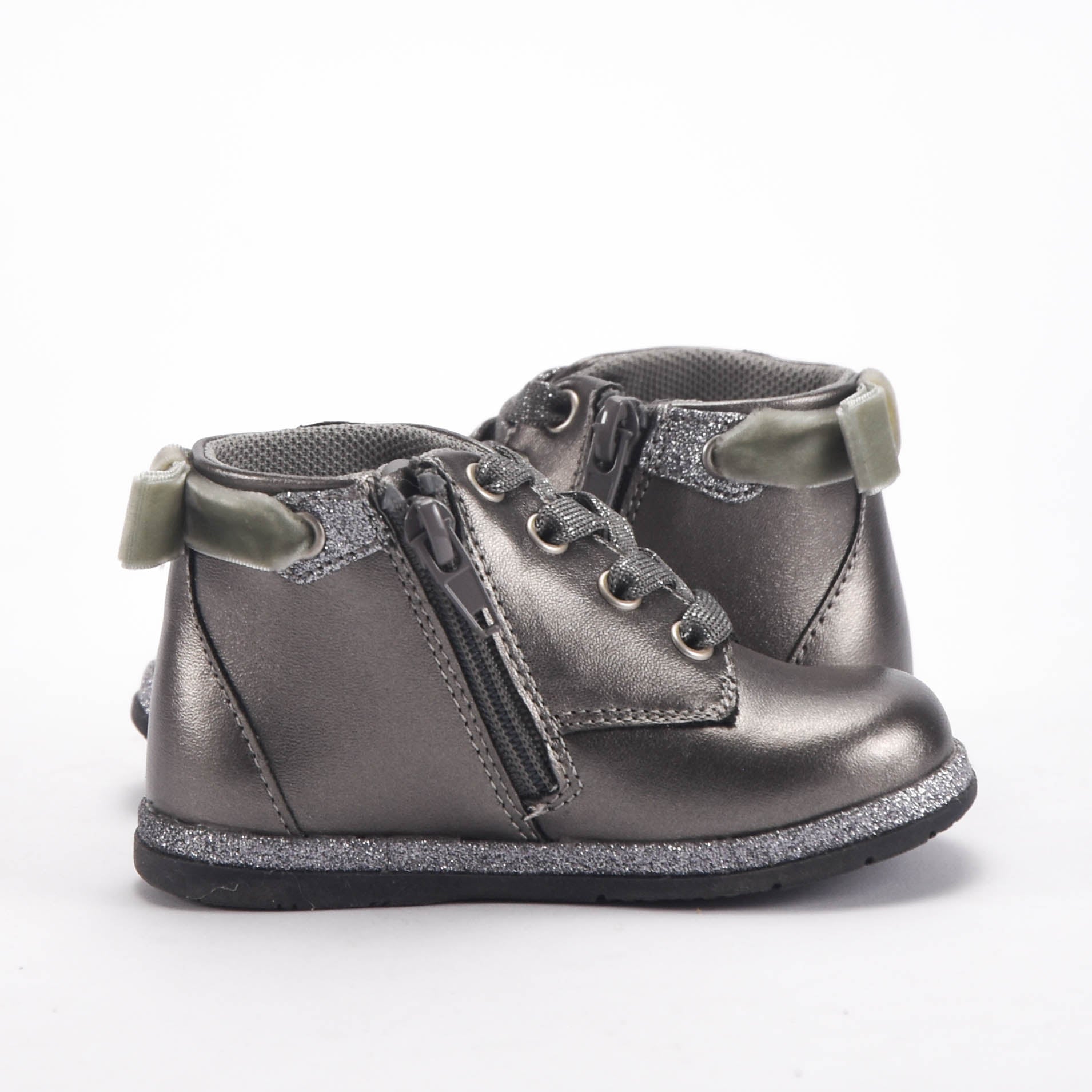 Chicco Bottines Métallisées à Paillettes pour Fille
