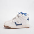 Safety Jogger Baskets Montantes Vegan Blanc et Bleu Junior