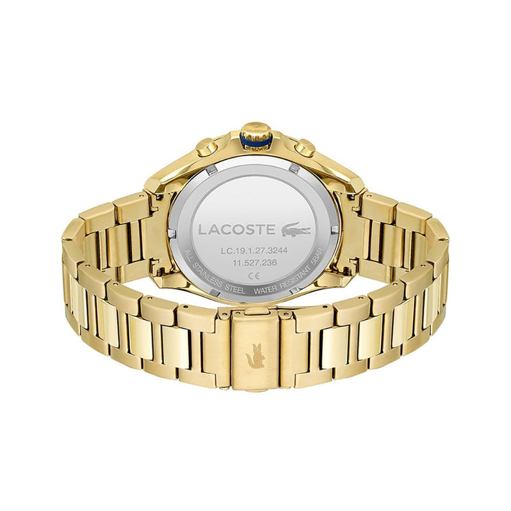 Lacoste Montre Chronographe Bracelet Doré Homme