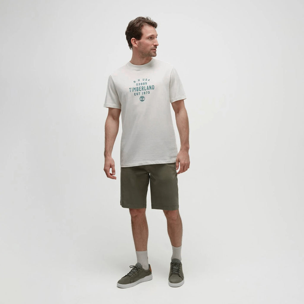 Timberland Short Chino en Twill Confortable Homme