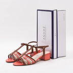 André Sandales à Talons Brides Multicolores Femme