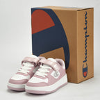 Champion Baskets Rebound 2.0 Basses Rose et Blanc Fille