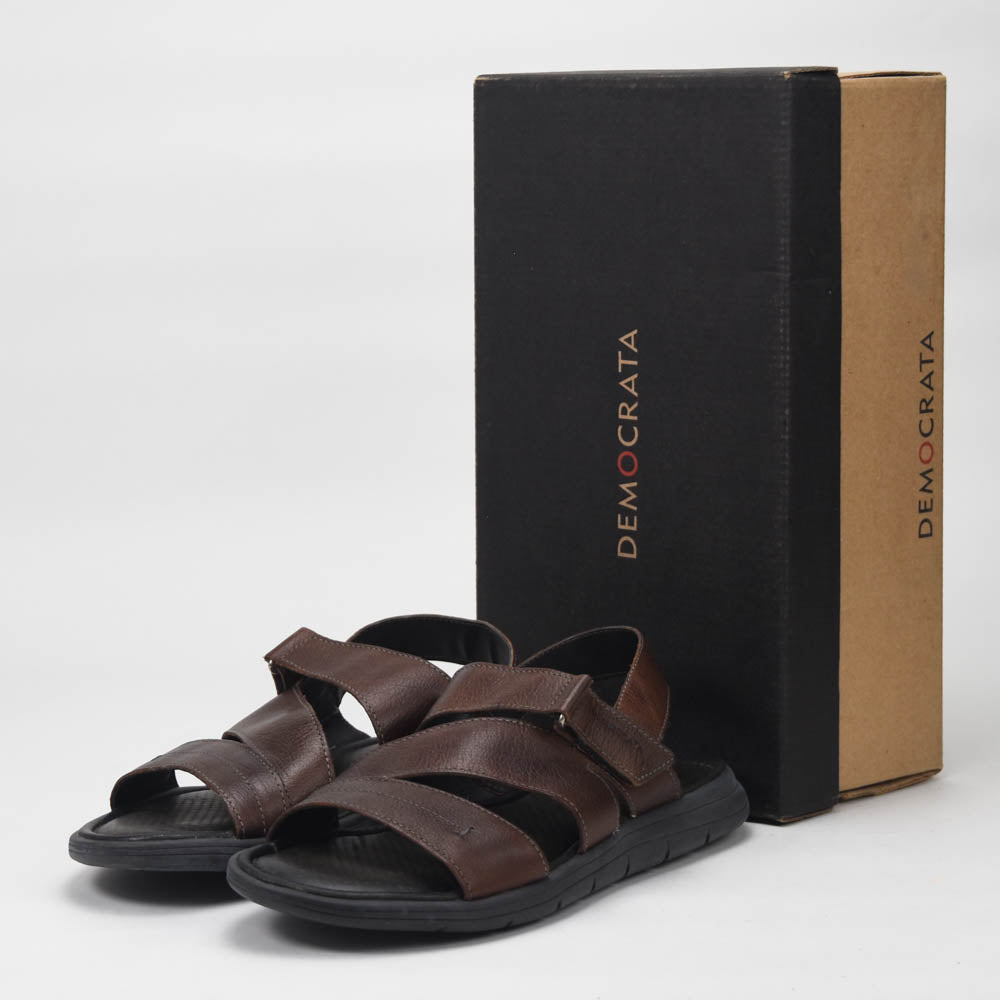 Democrata Sandales en Cuir Confortables Homme