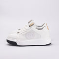 Baskets Plateforme Blanches Style Luxe Femme