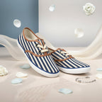 André Baskets Rayées Style Marin Femme