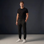 DEPART Pantalon Jogger Noir Confortable Homme